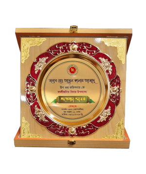 China Laser Box Crest (Size: 8" x 10")