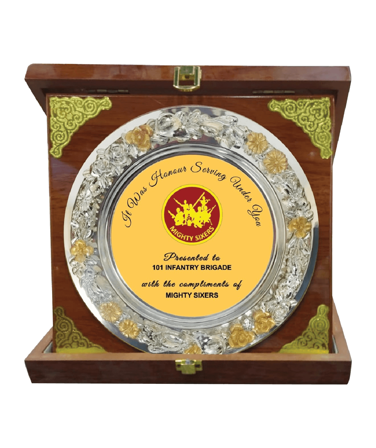 China Laser Box Crest (Size: 8" x 10")