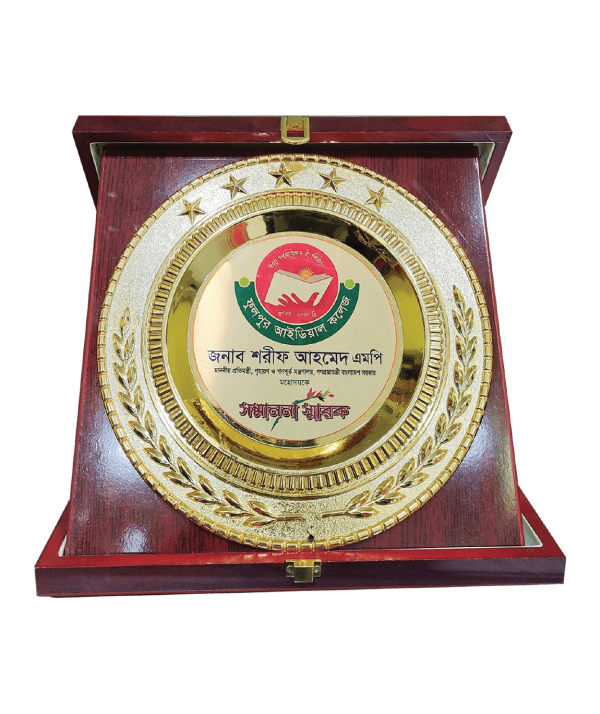 China Laser Box Crest (Size: 8" x 10")